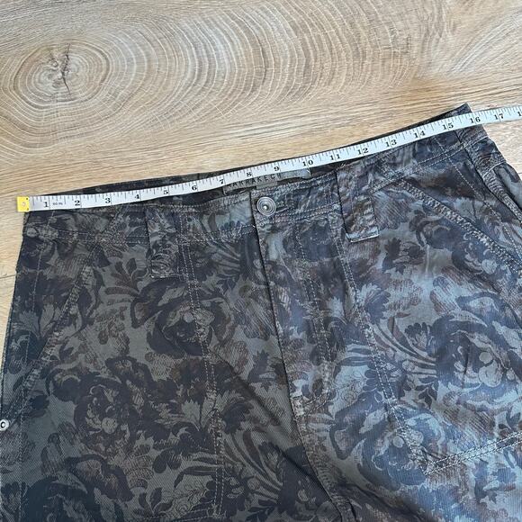 Anthropologie Marrakech Twill Cargo Pants Black Green 30 - Picture 13 of 14